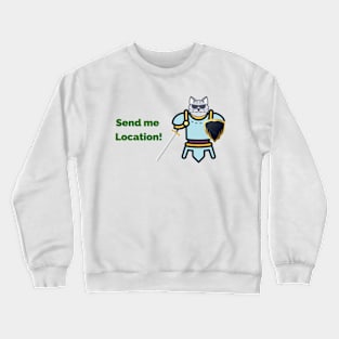 Cat in armour Crewneck Sweatshirt